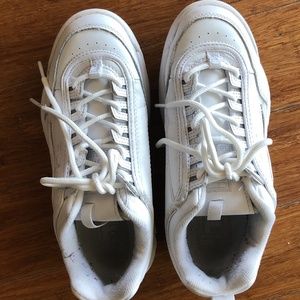 Fila Disrupter II All White Size 7.5